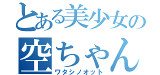 とある美少女の空ちゃん（ワタシノオット）