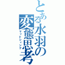 とある水羽の変態思考（マッドシィンク）