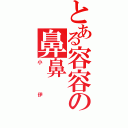 とある容容の鼻鼻（小伊）