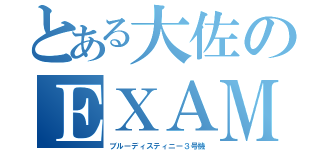 とある大佐のＥＸＡＭ（ブルーディスティニー３号機）