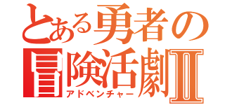 とある勇者の冒険活劇Ⅱ（アドベンチャー）