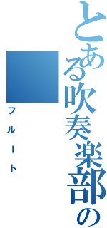 とある吹奏楽部の（フルート）