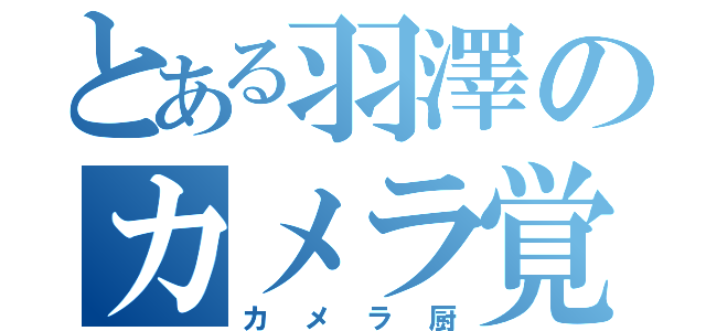 とある羽澤のカメラ覚醒（カメラ厨）