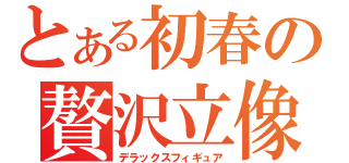 とある初春の贅沢立像（デラックスフィギュア）