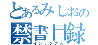 とあるみしおの禁書目録（インデックス）