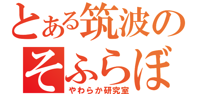 とある筑波のそふらぼ（やわらか研究室）