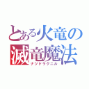 とある火竜の滅竜魔法（ナツドラグニル）