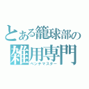 とある籠球部の雑用専門者（ベンチマスター）