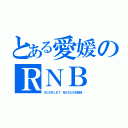 とある愛媛のＲＮＢ（ＳＣＡＲＬＥＴ ＮＥＸＵＳを放送）