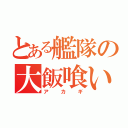 とある艦隊の大飯喰い（アカギ）