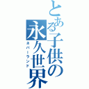 とある子供の永久世界（ネバーランド）