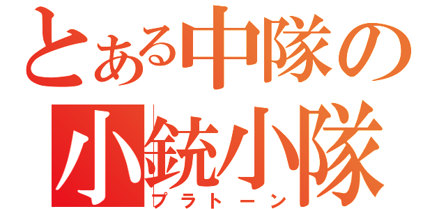 とある中隊の小銃小隊（プラトーン）