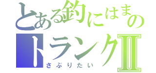 とある釣にはまったなまはけのトランクスⅡ（さぶりたい）