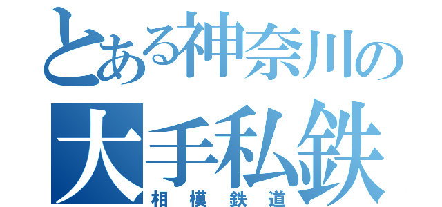 とある神奈川の大手私鉄（相模鉄道）