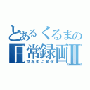 とあるくるまの日常録画Ⅱ（世界中に発信）