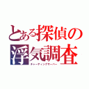 とある探偵の浮気調査（チャーティングサーバー）