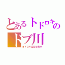 とあるトドロキのドブ川（オドロキ渓谷は臭う）