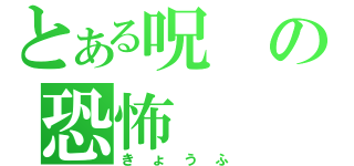 とある呪の恐怖（きょうふ）