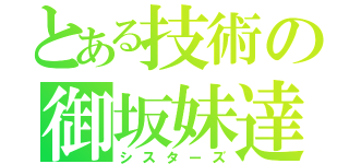 とある技術の御坂妹達（シスターズ）