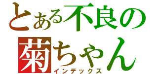 とある不良の菊ちゃん（インデックス）