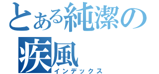 とある純潔の疾風（インデックス）