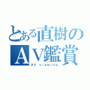 とある直樹のＡＶ鑑賞（ＡＶ ｖｉｅｗｉｎｇ）