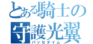 とある騎士の守護光翼（パッセタイム）