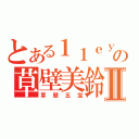 とある１１ｅｙｅｓの草壁美鈴Ⅱ（草壁五宝）