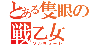 とある隻眼の戦乙女（ワルキューレ）