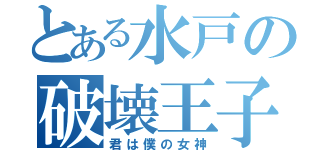 とある水戸の破壊王子（君は僕の女神）