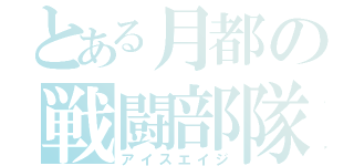 とある月都の戦闘部隊（アイスエイジ）