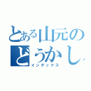 とある山元のどうかしてる（インデックス）