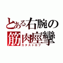 とある右腕の筋肉痙攣（カタストロフ）