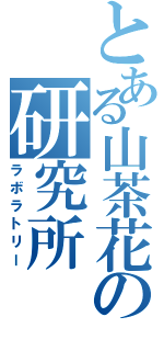 とある山茶花の研究所（ラボラトリー）