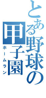 とある野球の甲子園（ホームラン）