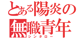 とある陽炎の無職青年（シンタロー）