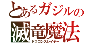 とあるガジルの滅竜魔法（ドラゴンスレイヤー）