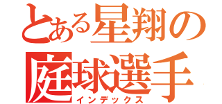 とある星翔の庭球選手（インデックス）