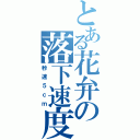 とある花弁の落下速度（秒速５ｃｍ）