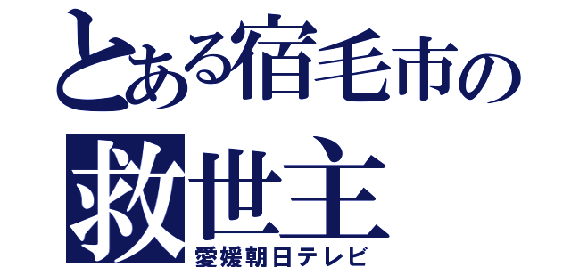 とある宿毛市の救世主（愛媛朝日テレビ）