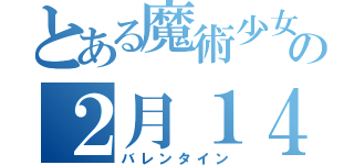 とある魔術少女の２月１４日（バレンタイン）