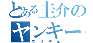 とある圭介のヤンキー（なりやん）