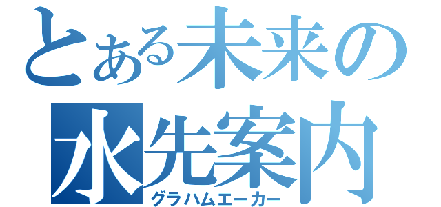 とある未来の水先案内人（グラハムエーカー）