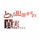 とある犯罪者達の真実（残響のテロル）