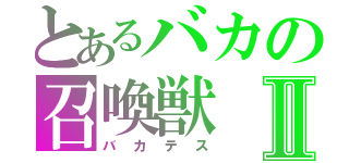 とあるバカの召喚獣Ⅱ（バカテス）