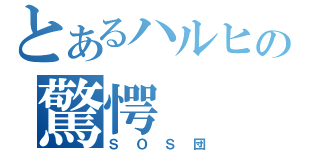 とあるハルヒの驚愕（ＳＯＳ団）