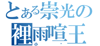 とある崇光の裡雨喧王（小說）