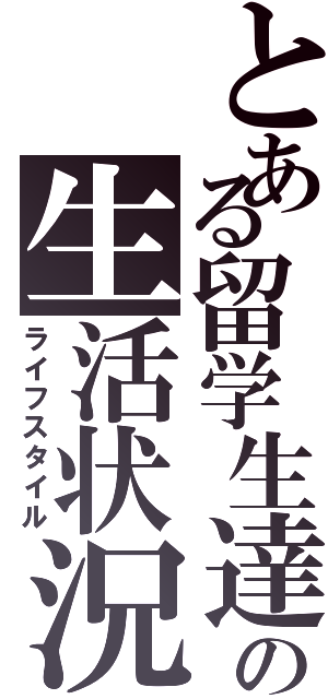 とある留学生達の生活状況（ライフスタイル）