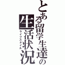 とある留学生達の生活状況（ライフスタイル）