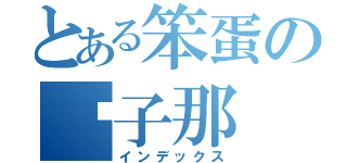 とある笨蛋の傻子那（インデックス）